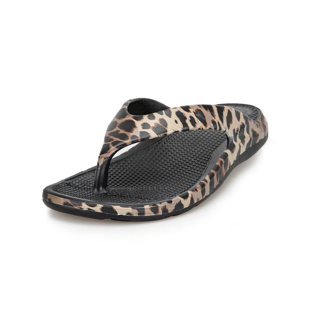 Totes Sol Bounce 0350 Womens Toe-Post Sandals Animal