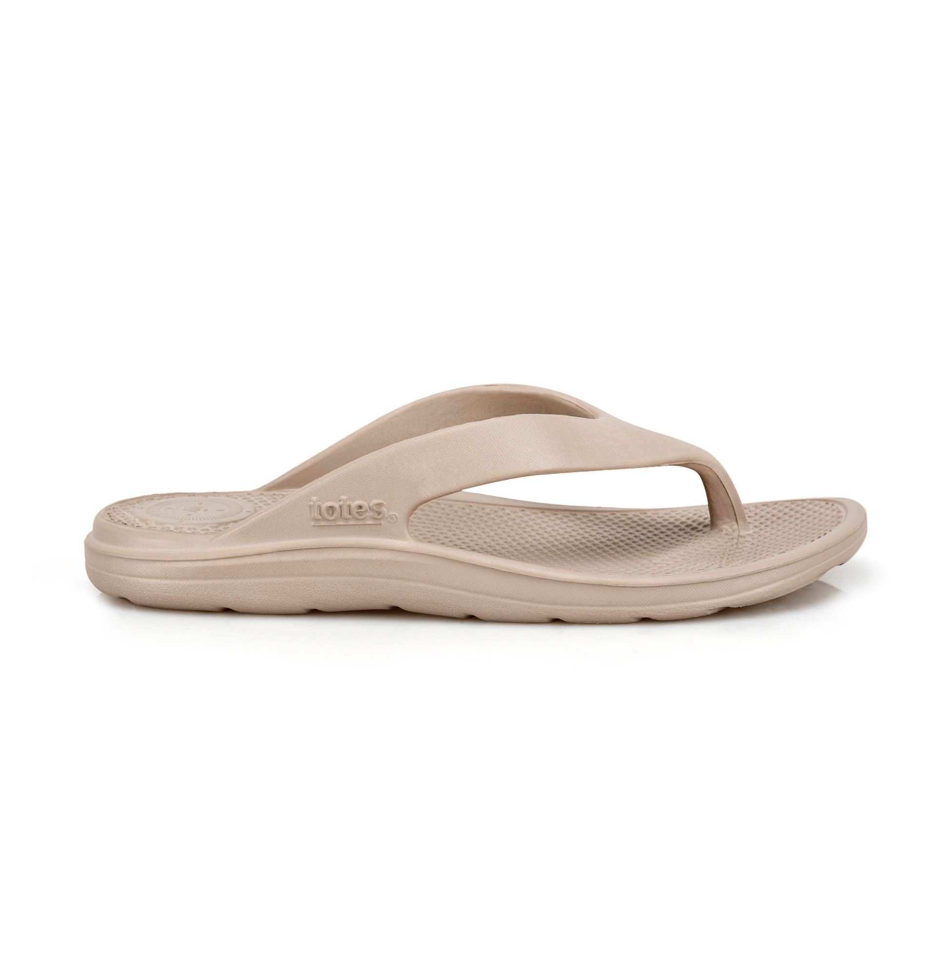 Totes Sol Bounce 0350 Womens Toe-Post Sandals Taupe