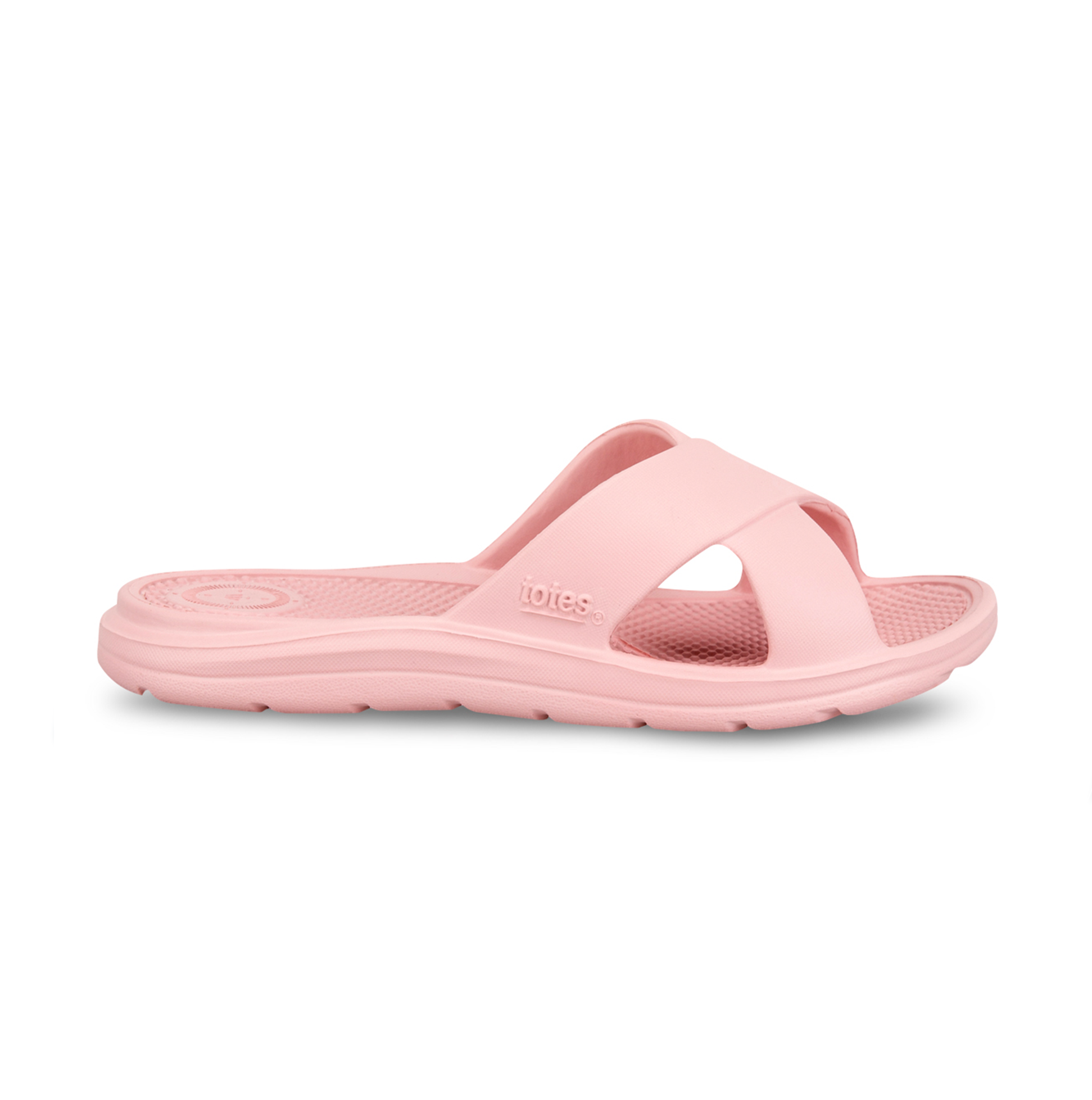 Womens Cross Slides Pink