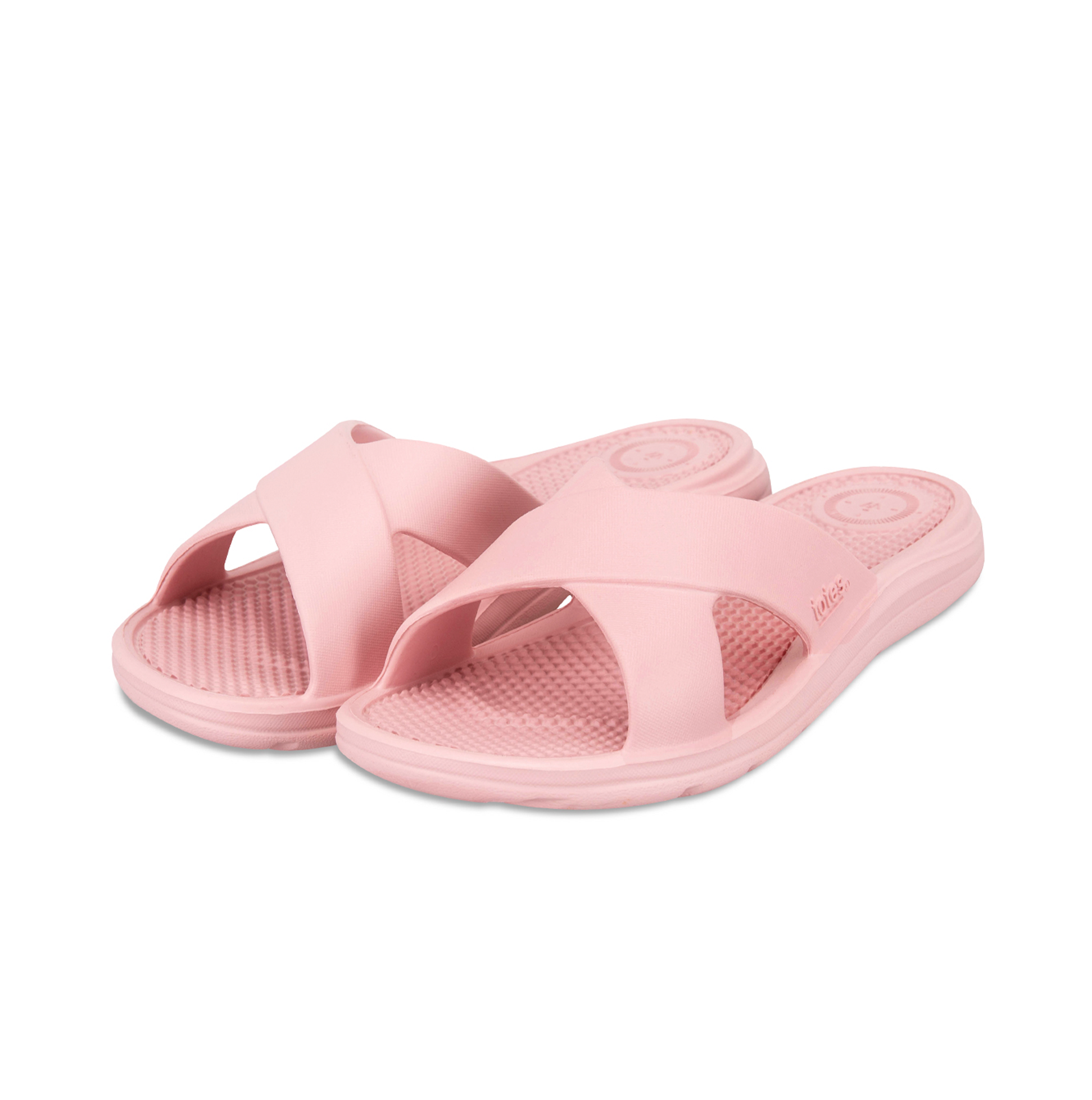 Womens Cross Slides Pink