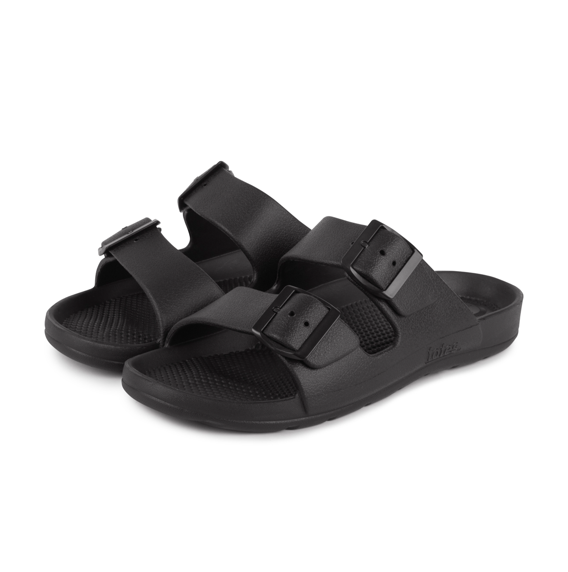 Totes Sol Bounce 0362 Mens Sliders Black