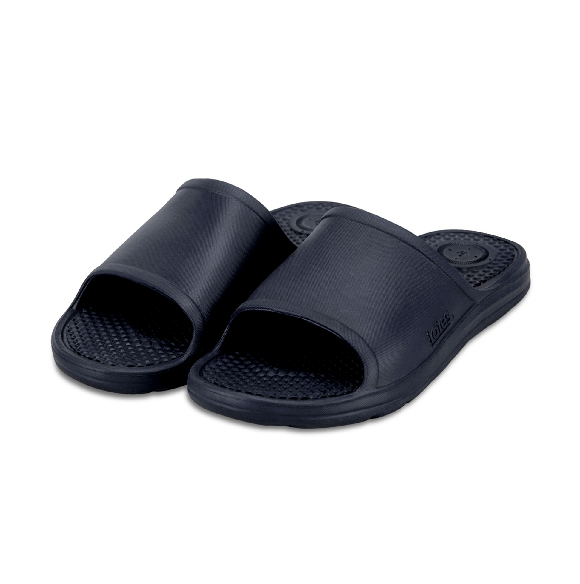 Totes Sol Bounce 0371P Mens Sliders Navy