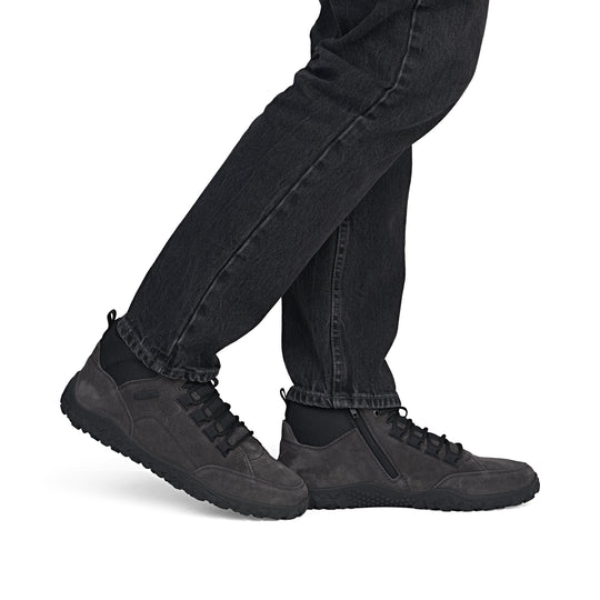 Rieker 08102 Mens Ankle Boots Asphalt/Black/Granite