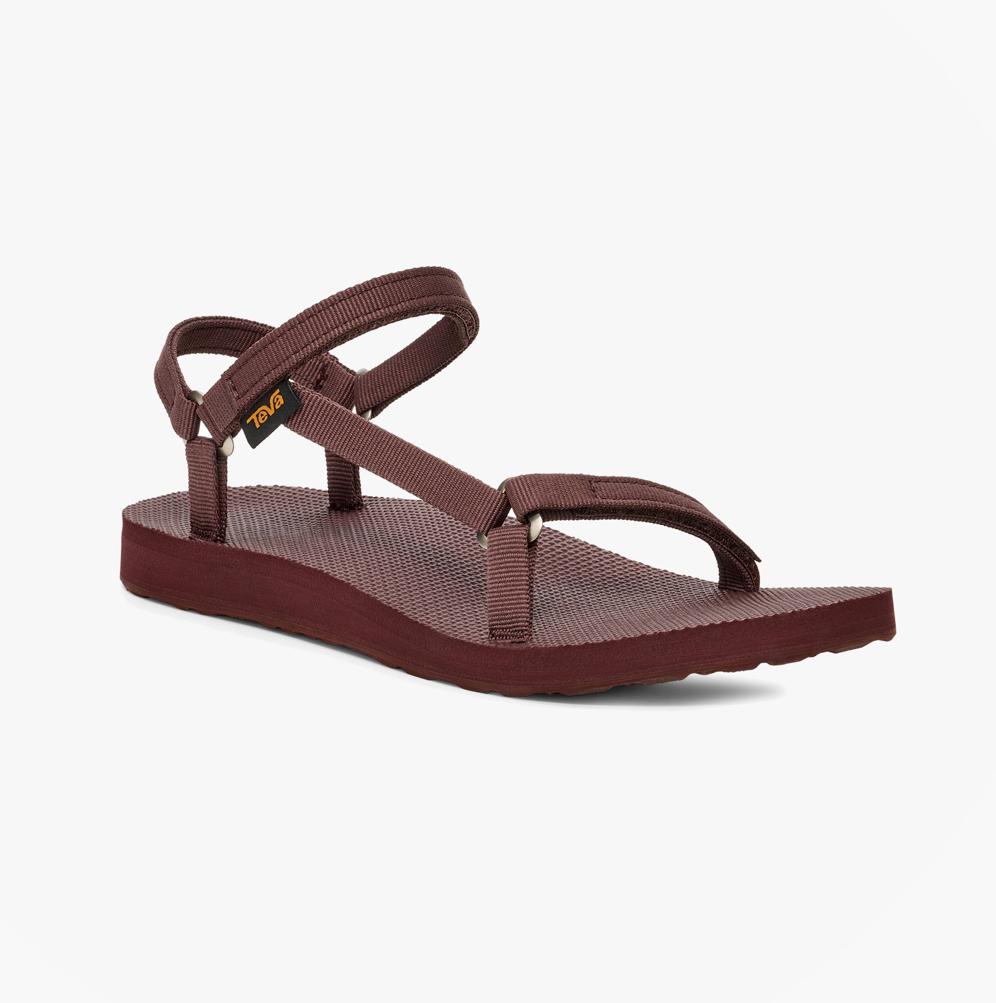 Teva ORIGINAL UNIVERSAL SLIM Womens Cross Strap Sandals Rum Raisin