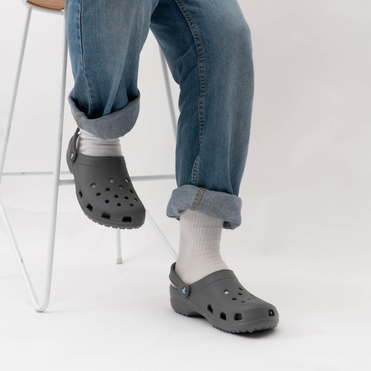 Crocs CLASSIC Unisex Clogs Slate Grey