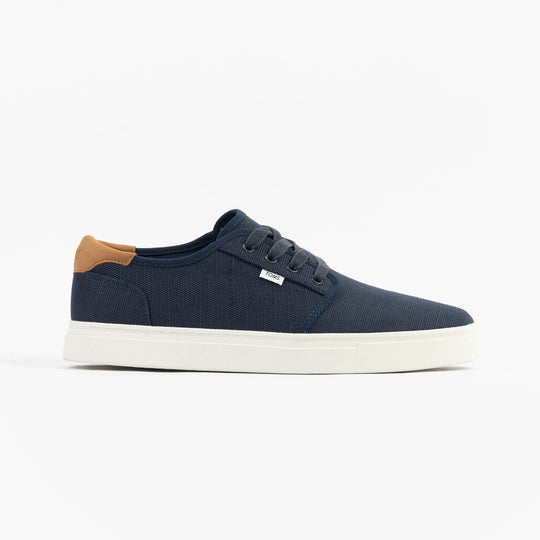 TOMS CARLO 2.0 Mens Canvas Trainers Navy