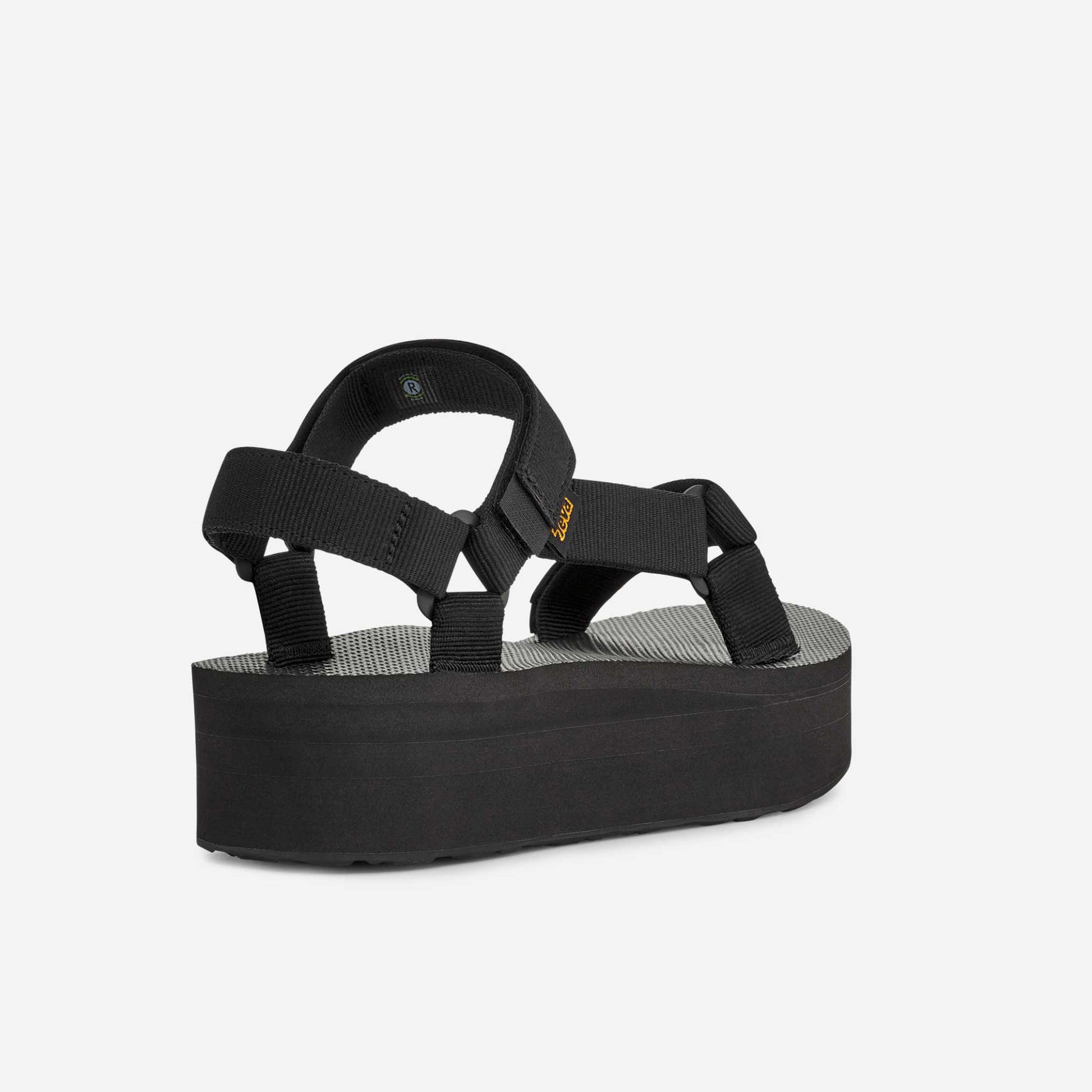 Teva FLATFORM Womens Ankle Strap Sandals Black
