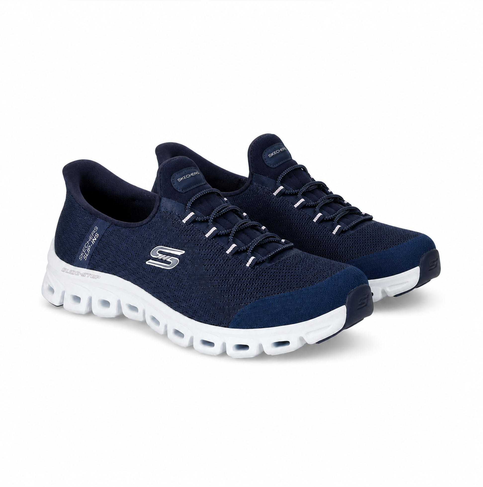 Skechers 104547/NVY GLIDE-STEP - PURSUIT Womens Trainers Navy
