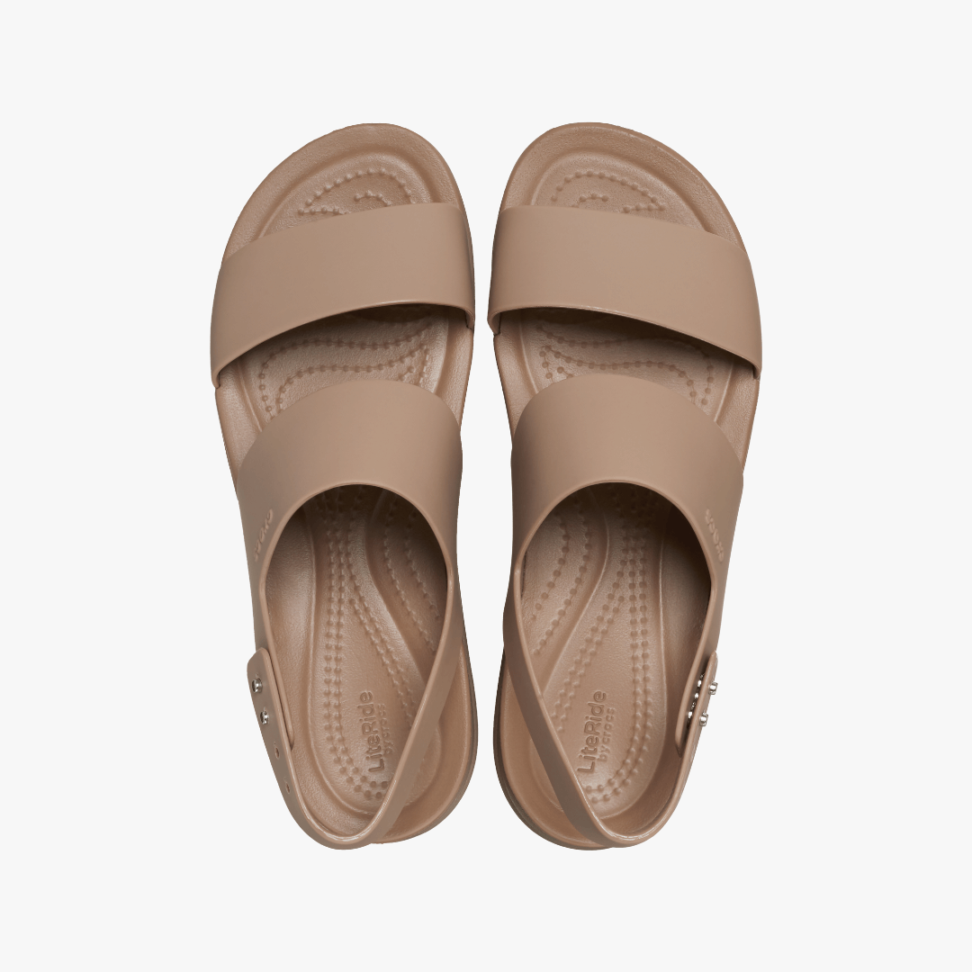 靴・ブーツ・サンダルその他 Crocs Brooklyn Low Wedge Latte Mushroom 206453-2EL Crocs Brooklyn Low Wedge Latte/Mushroom | Eufraimidis