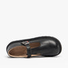 Kickers KICK Girls T-Bar Leather School Shoes Black