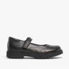 Hush Puppies TALLY Girls School Leather Shoes Black