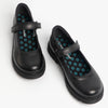 Hush Puppies TALLY Girls School Leather Shoes Black