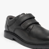 Roamers CHARLES Boys Leather Touch Fasten Shoes Black - Shuperb