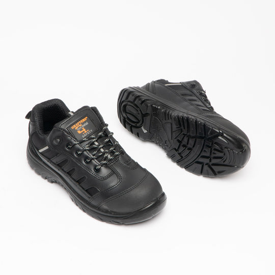 Grafters M462A Unisex Composite Toe Safety Trainers Black