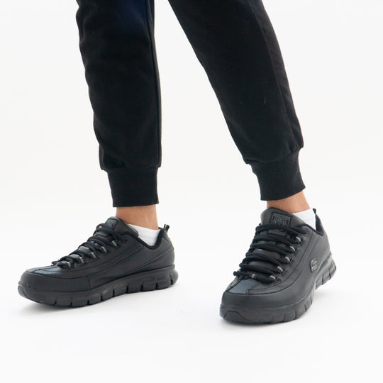 Skechers Work 76550EC Sure Track - Trickel SR Womens Slip Resistant Work Trainers Black