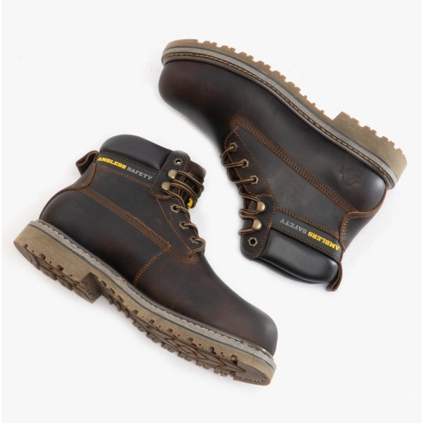 Amblers Safety FS164 Unisex Leather Safety Boots Brown