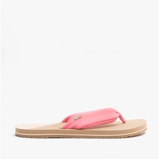 TOMS PIPER Womens Jersey Flip Flops Pink