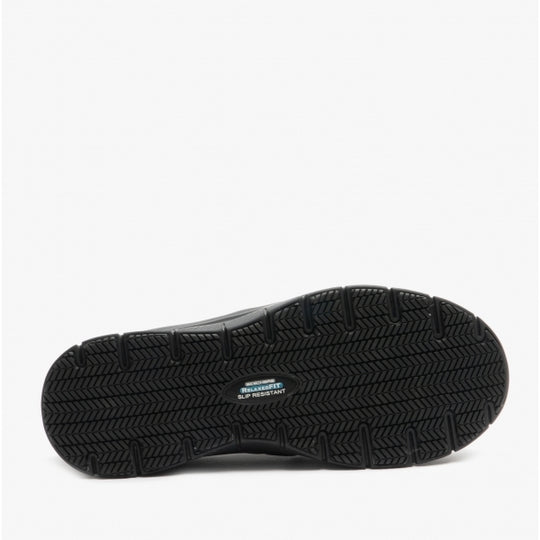 Skechers Work 77071EC Flex Advantage - Bronwood SR Mens Slip Resistant Work Trainers Black