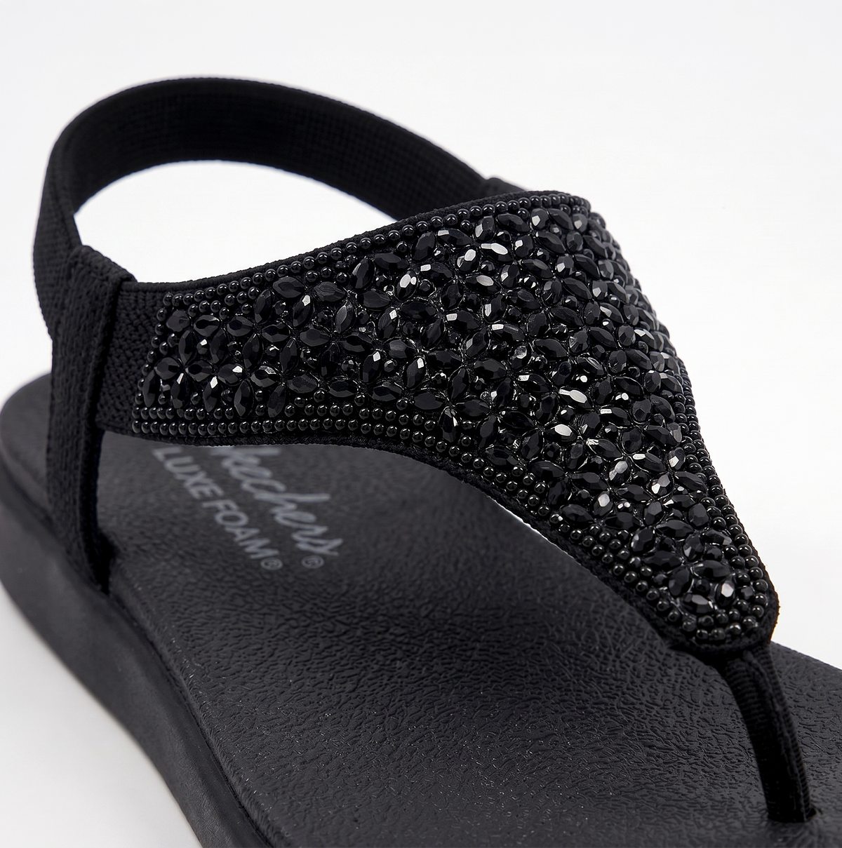 Skechers MEDITATION LUXE-MODERN EVENT Womens Slingback Sandals Black