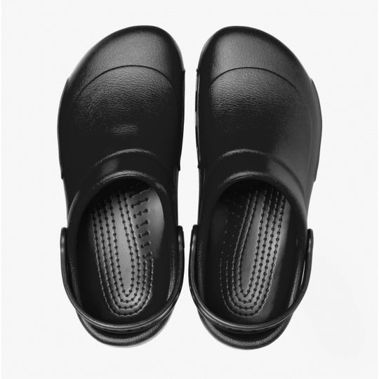 Crocs At Work 10075 Bistro Unisex Slip Resistant Work Clogs Black