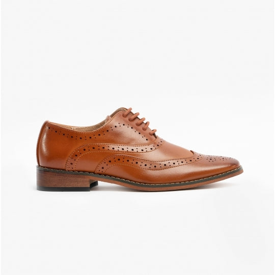 Goor TOMMY JNR Boys Oxford Brogues Tan