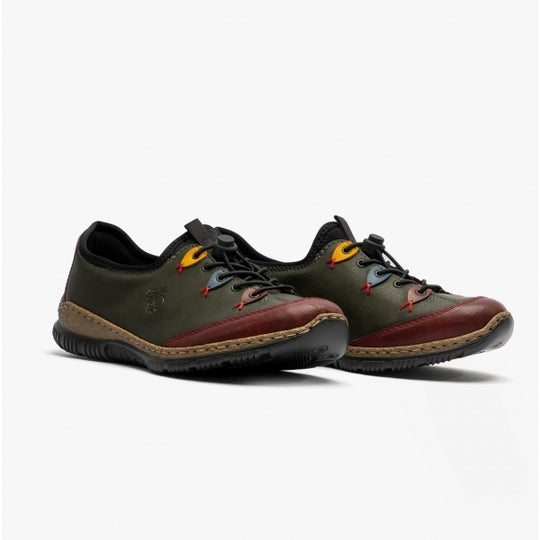 Rieker N3271 Womens Slip-On Shoes Multi