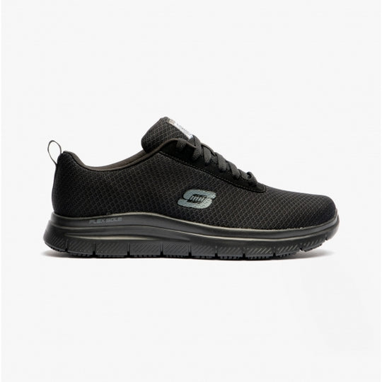 Skechers Work 77125EC Flex Advantage - Bendon SR Mens Slip Resistant Work Trainers Black