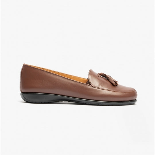 Comfortology CARME Womens Leather Shoes Cognac