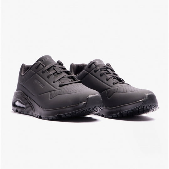 Skechers Work 108021EC UNO SR Womens Slip Resistant Work Trainers Black