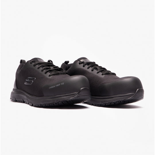 Skechers Work 200090EC Ulmus Mens Composite Toe ESD Safety Trainers Black