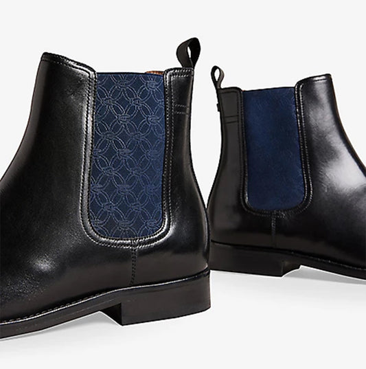 Ted Baker LINEUS Mens Chelsea Boots Black