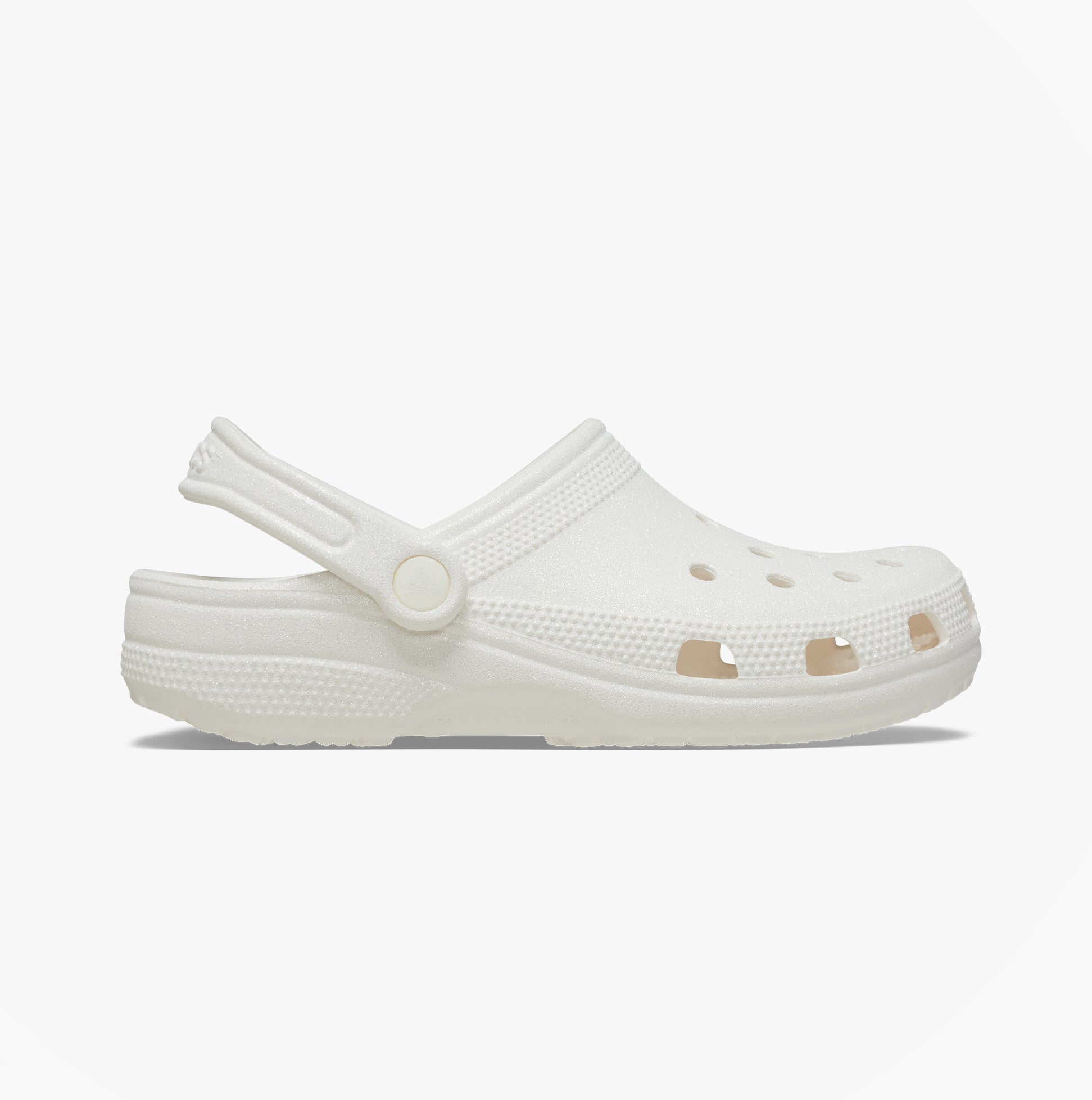 Crocs CLASSIC GLITTER Unisex Adults Clogs White