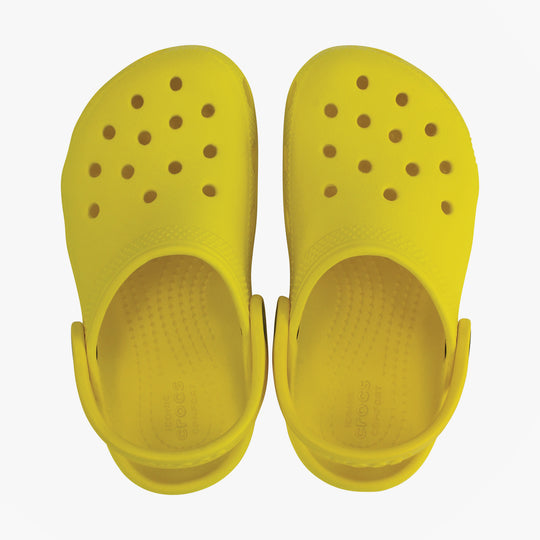 Crocs CLASSIC Unisex Kids Clogs Lemon