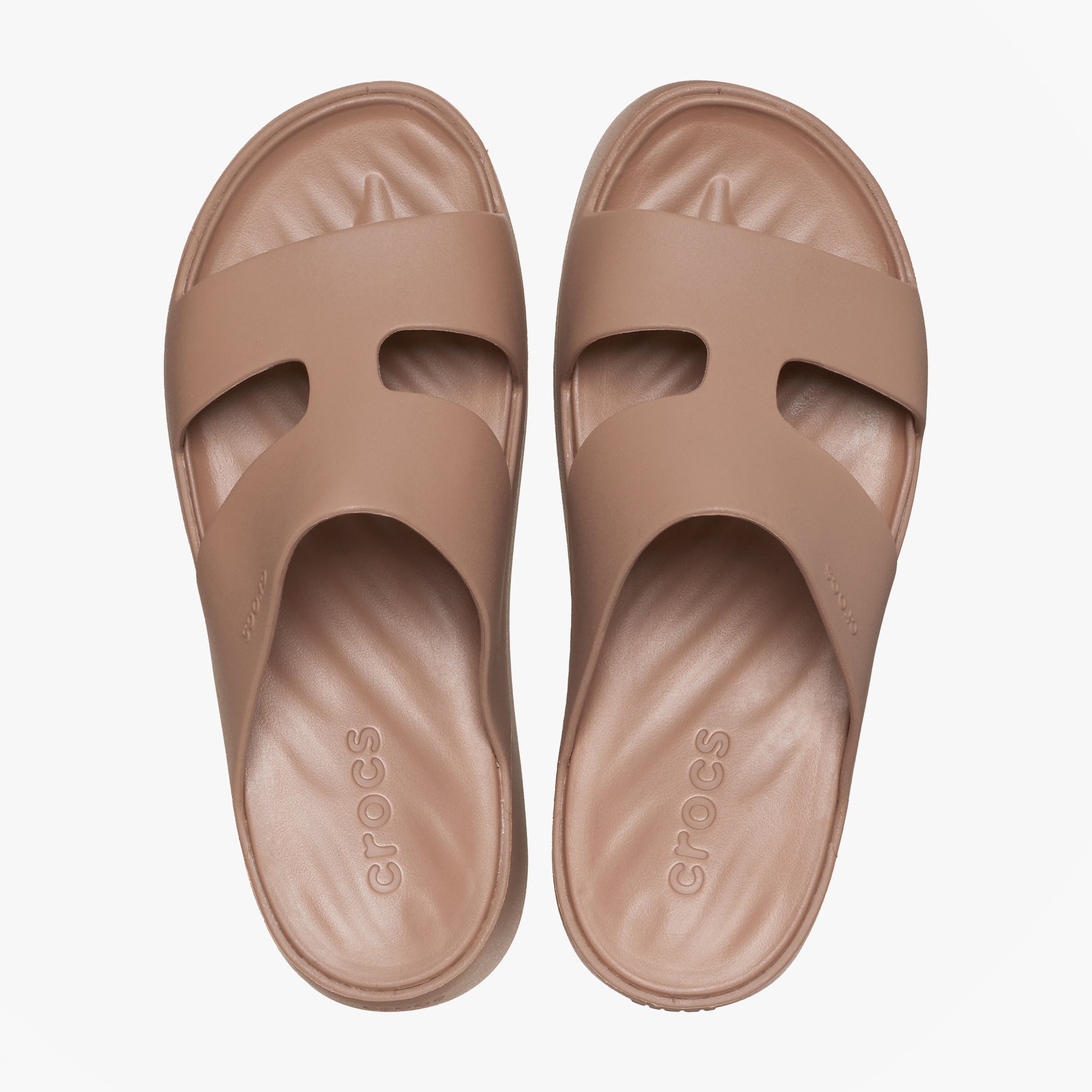 Crocs GETAWAY PLATFORM Womens Sliders Latte