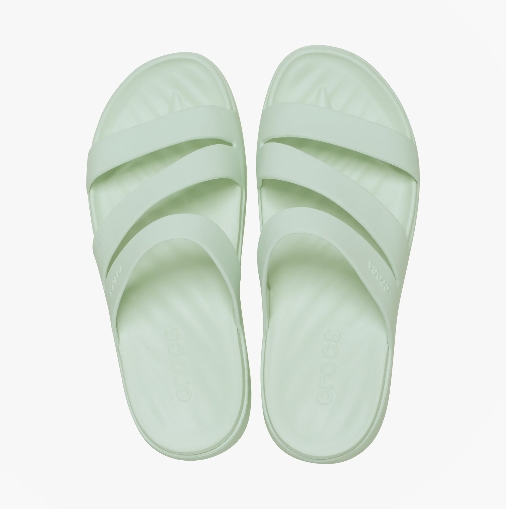 Crocs GETAWAY STRAPPY Womens Sliders Mint Tint