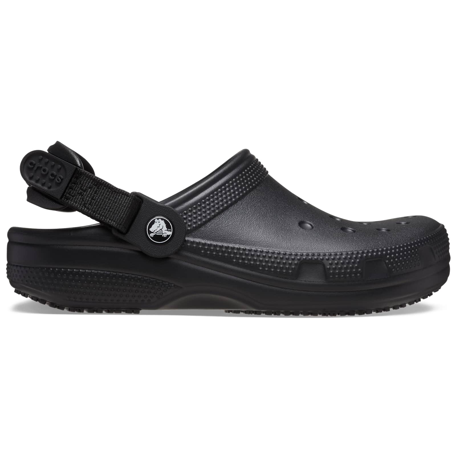 Crocs At Work 209952 Classic Unisex Slip Resistant Work Clogs Black