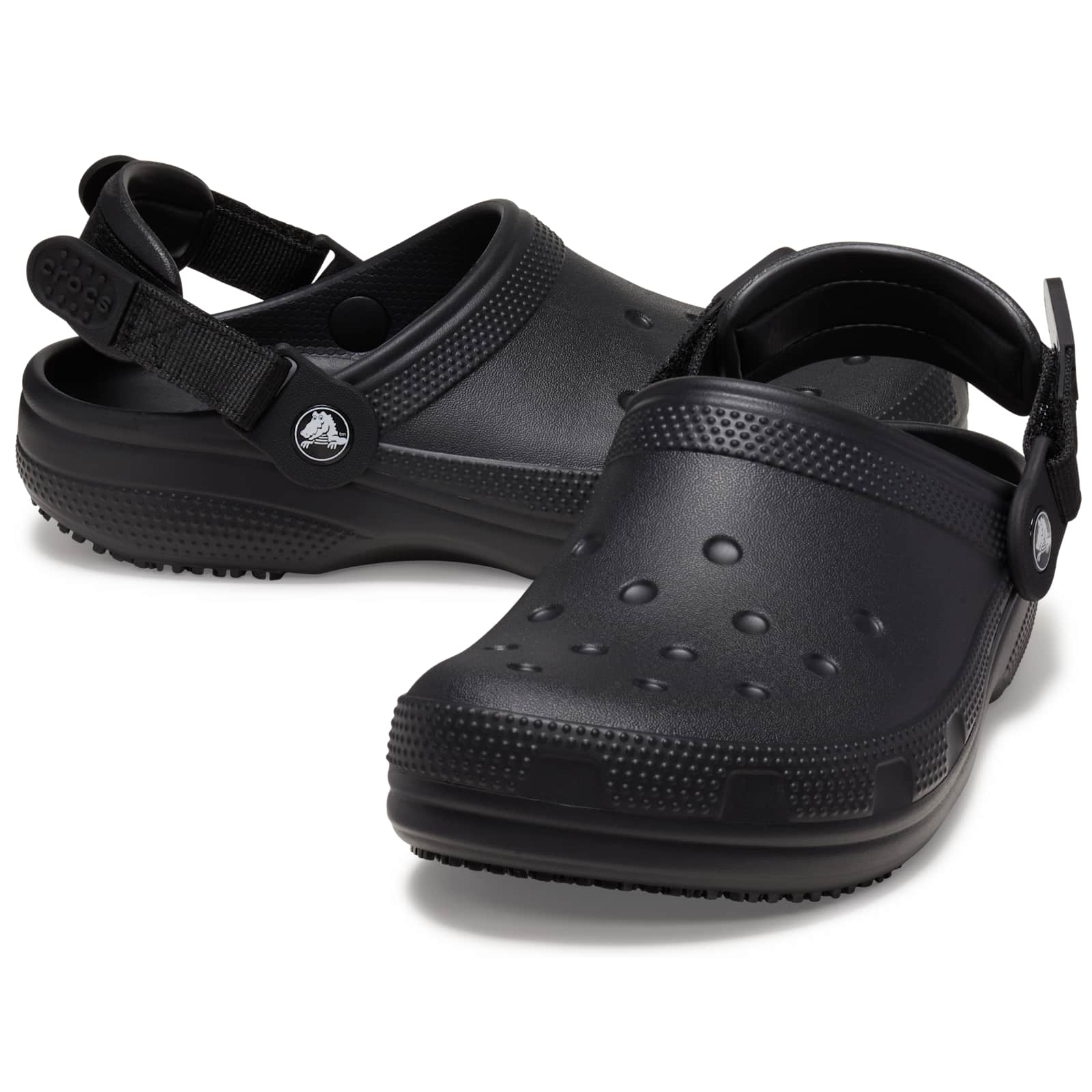 Crocs At Work 209952 Classic Unisex Slip Resistant Work Clogs Black
