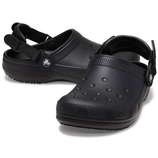 Crocs At Work 209952 Classic Unisex Slip Resistant Work Clogs Black