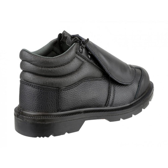 Centek FS333 Unisex Leather Metatarsal Safety Boots Black