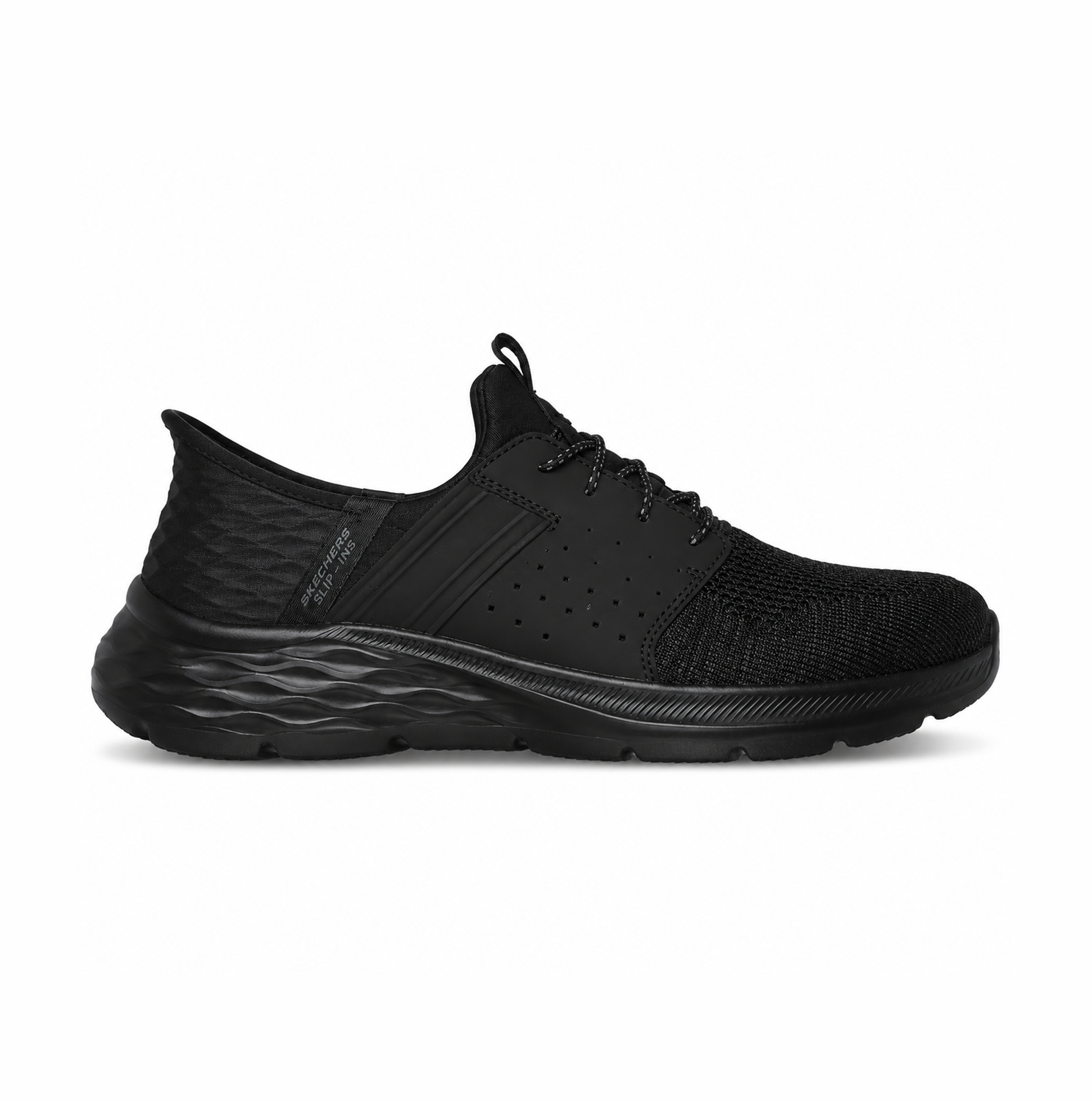 Skechers GARNER - NEWICK Mens Casual Trainers Black