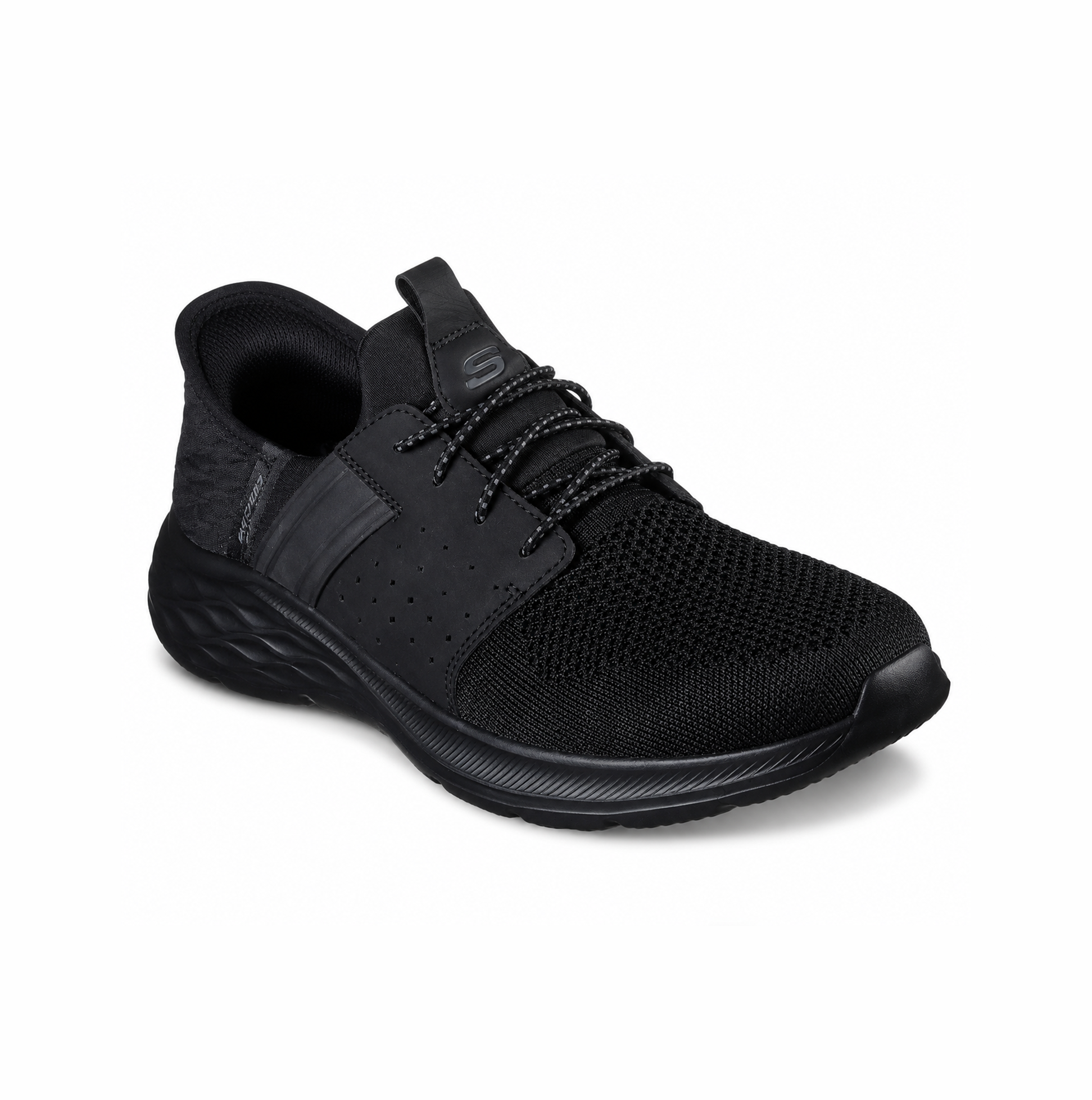 Skechers GARNER - NEWICK Mens Casual Trainers Black