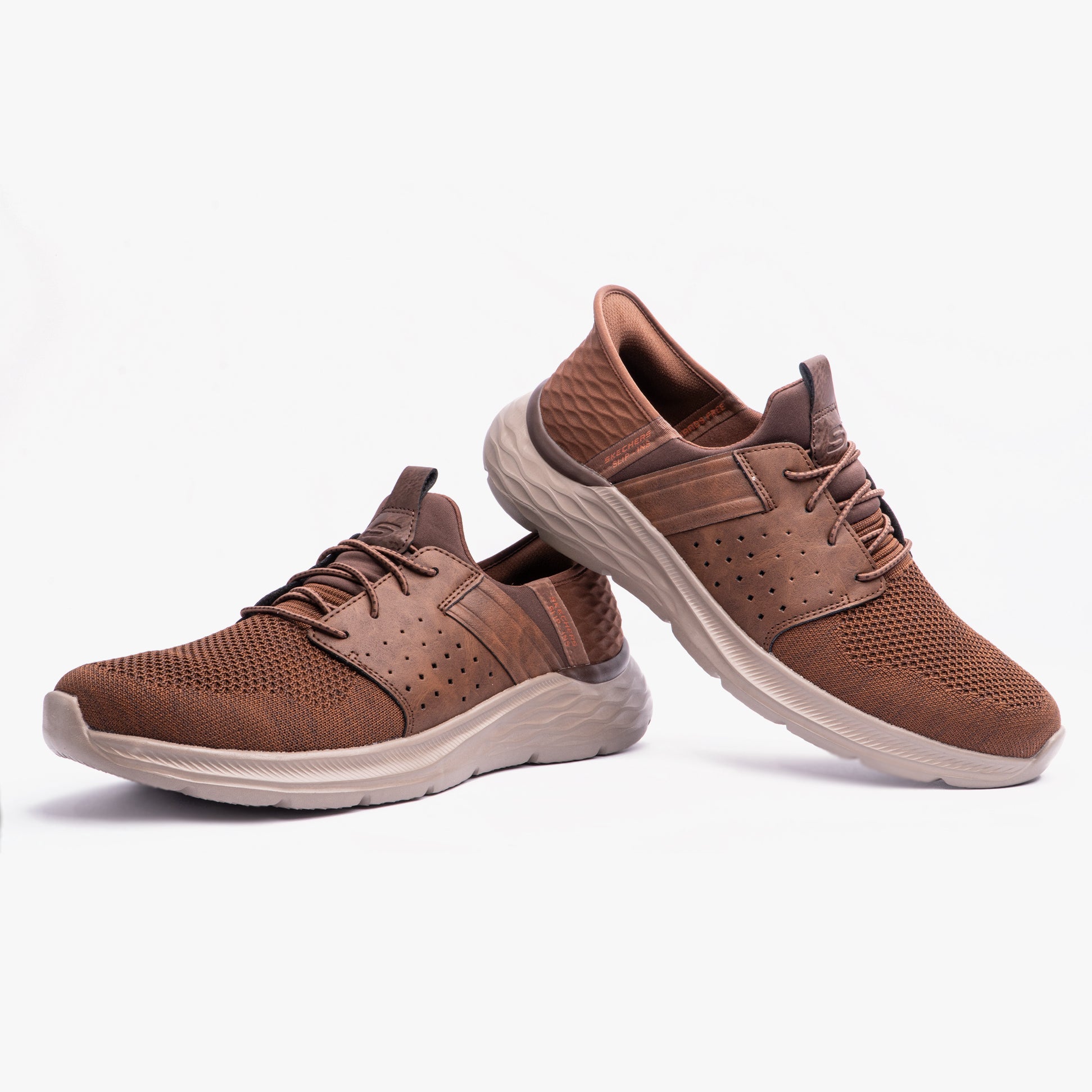 Skechers 210803/ACDB GARNER - NEWICK Mens Shoes Brown