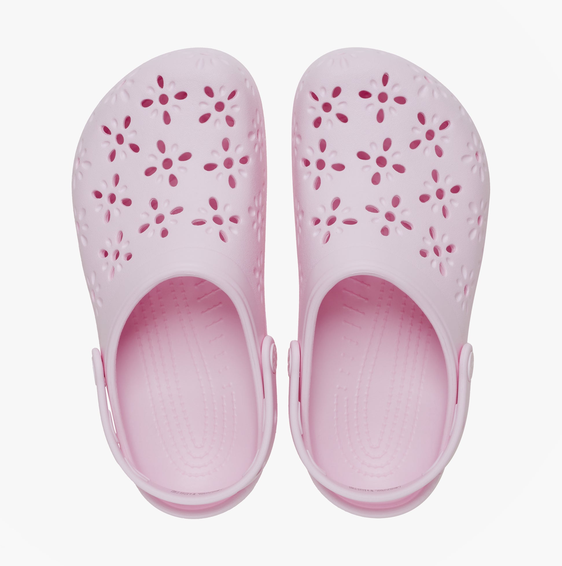 Crocs 210927 CLASSIC FLORAL CUT OUT Womens Clogs Pink
