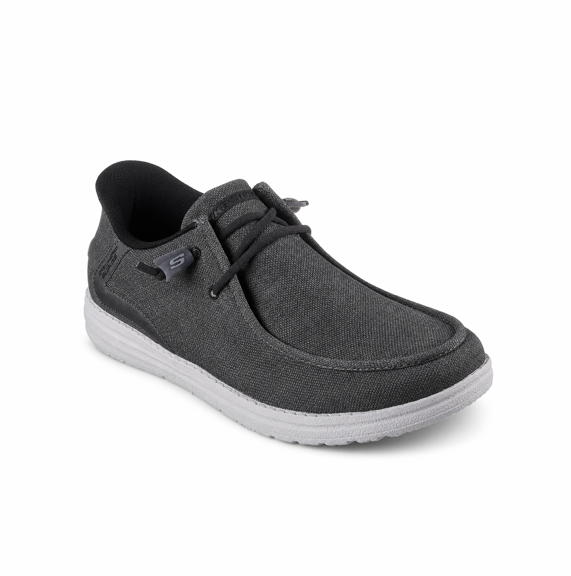 210959/BKGY MELSON - CORONADO Mens Shoes Black/Grey