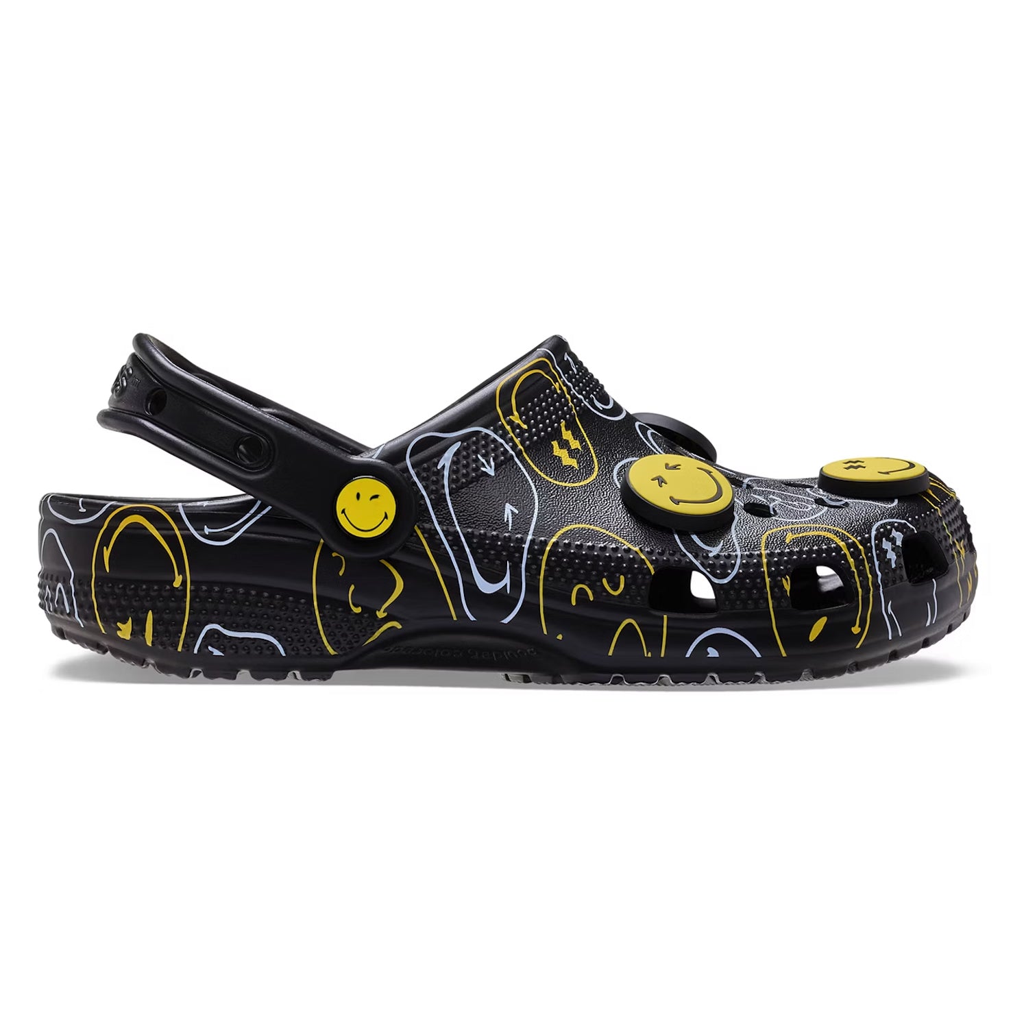 Crocs SMILEY CLASSIC Unisex Adults Clogs Multi