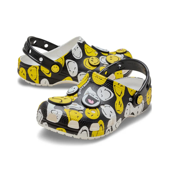 Crocs SMILEY CLASSIC Unisex Kids Clogs Multi