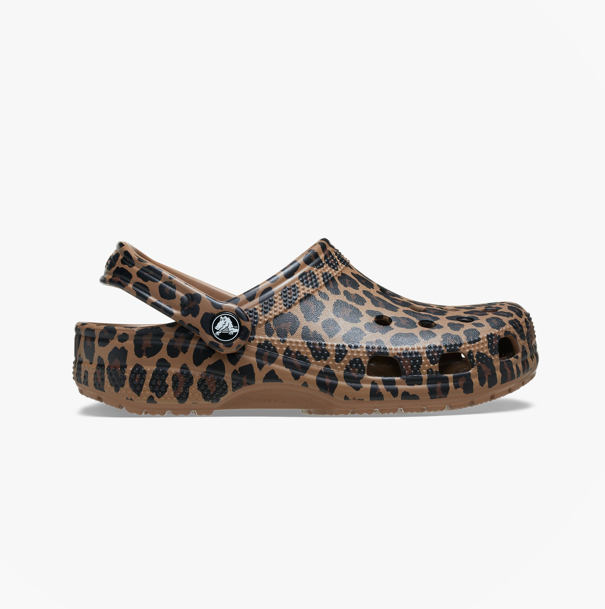 Crocs CLASSIC ANIMAL Unisex Adults Clogs Sepia/Leopard