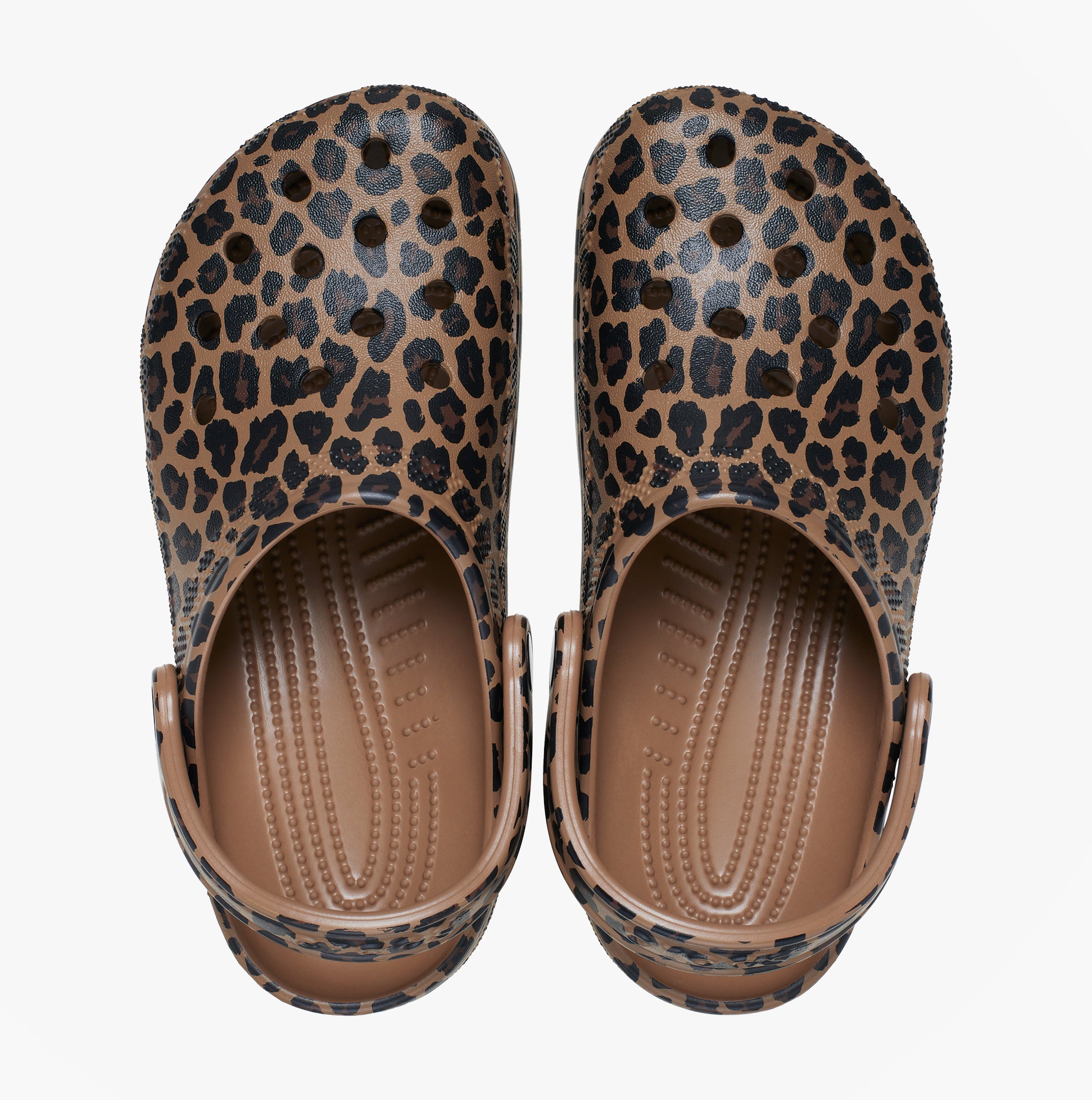 Crocs CLASSIC ANIMAL Unisex Adults Clogs Sepia/Leopard