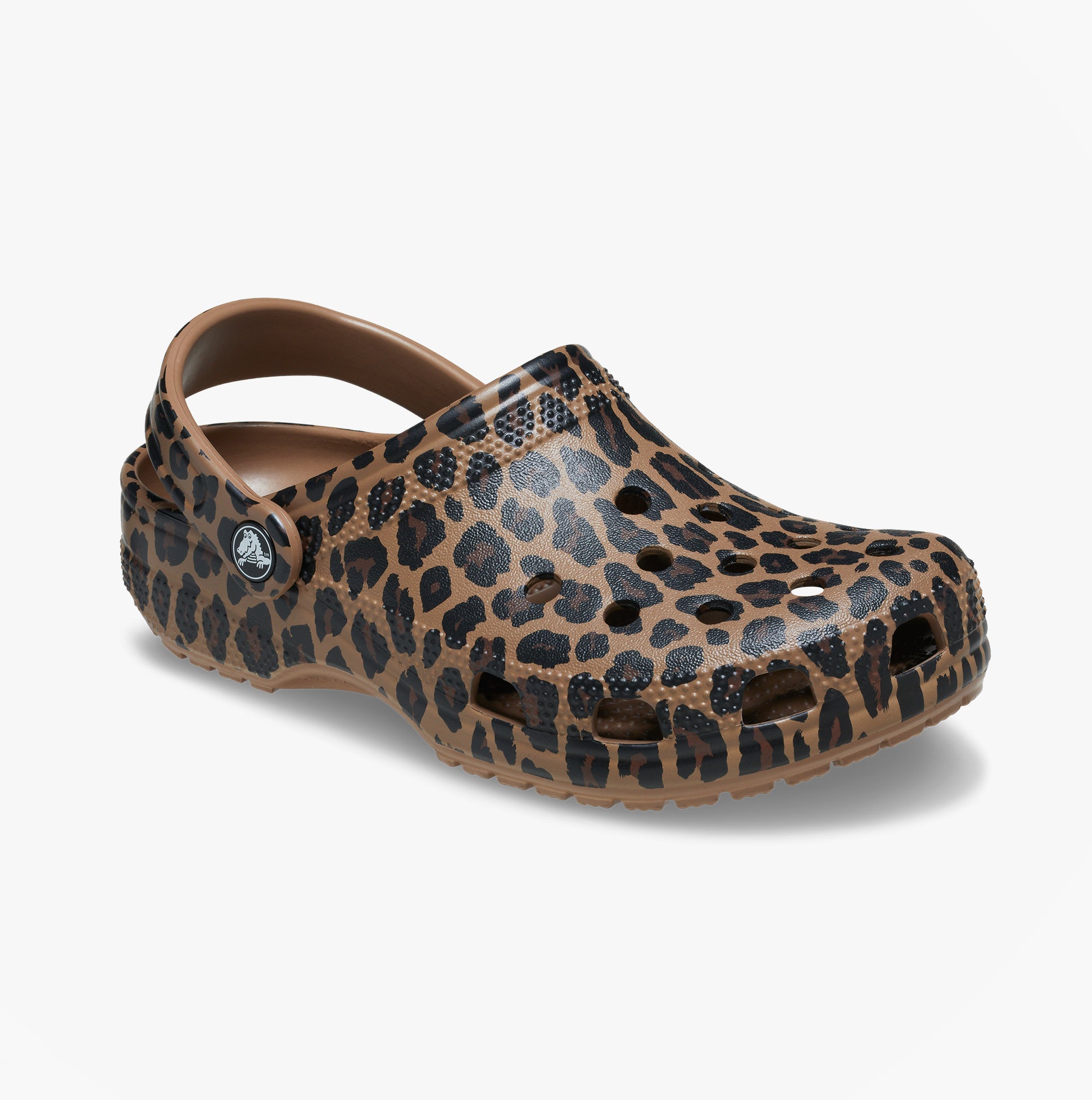 Crocs CLASSIC ANIMAL Unisex Adults Clogs Sepia/Leopard