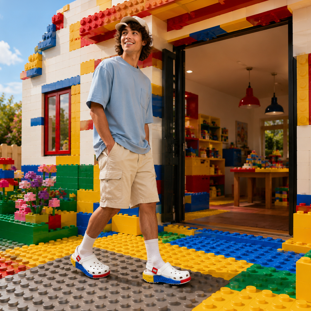 Crocs LEGO CREATE Unisex Adults Clogs White